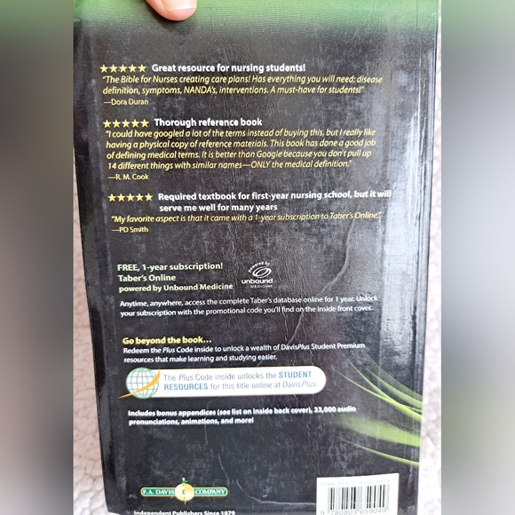 23 Taber's Cyclopedic Medical Dictionary - Picture 2 of 8